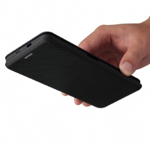 Folio-hoesje voor Xiaomi Mi 11i / Poco F3 Anti-fall Kunstleer In Koolstofvezelstijl
