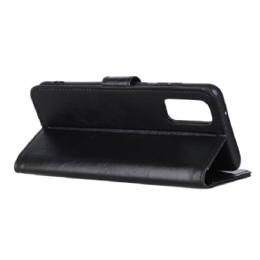 Folio-hoesje voor Xiaomi Mi 11i / Poco F3 Anti-fall Leereffect Vintage Melodie