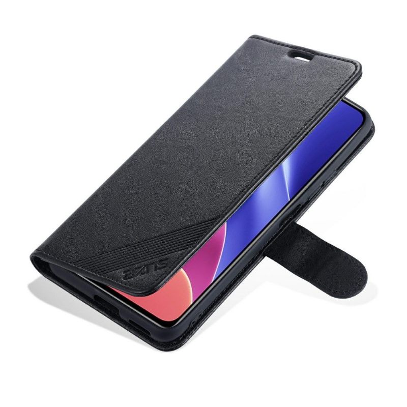 Folio-hoesje voor Xiaomi Mi 11i / Poco F3 Azns Kunstleer