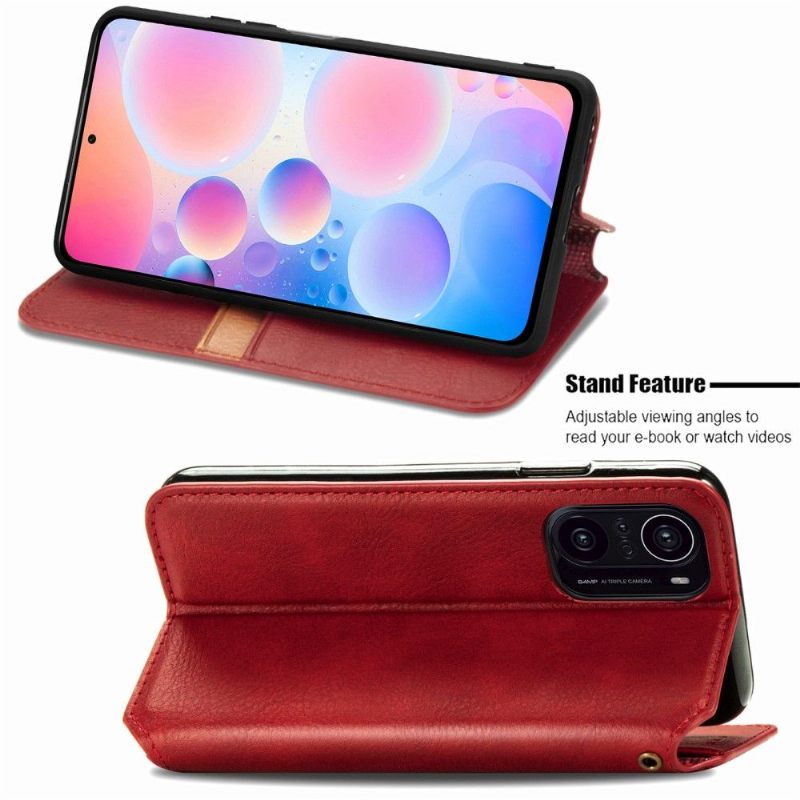 Folio-hoesje voor Xiaomi Mi 11i / Poco F3 Kub-ontwerp