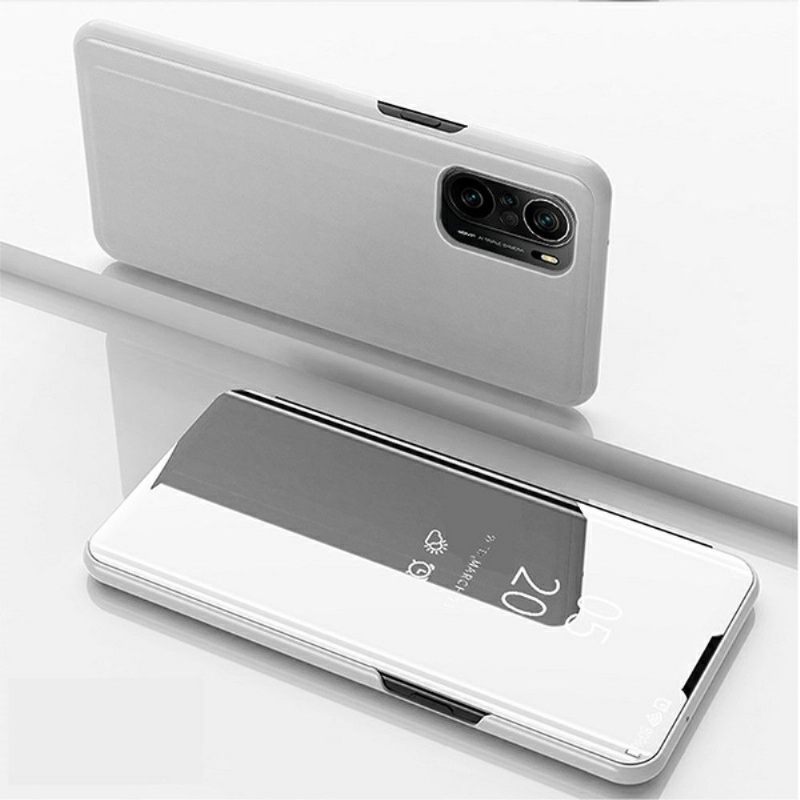 Hoesje voor Xiaomi Mi 11i / Poco F3 Folio-hoesje Spiegeleffect