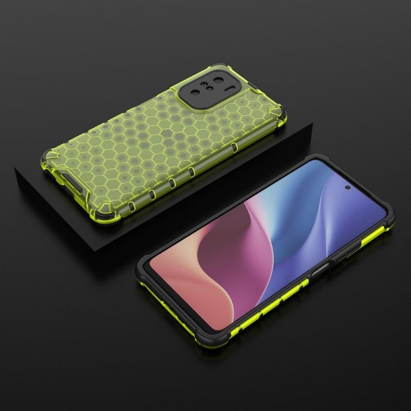 Hoesje voor Xiaomi Mi 11i / Poco F3 Honingraatontwerp