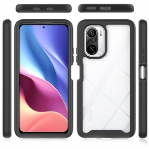 Hoesje voor Xiaomi Mi 11i / Poco F3 Hybride Schokbestendige Doorzichtige Achterkant