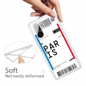 Hoesje voor Xiaomi Mi 11i / Poco F3 Instapkaart 02 Parijs