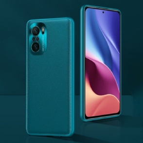 Hoesje voor Xiaomi Mi 11i / Poco F3 Kleur Stijl Leer Effect