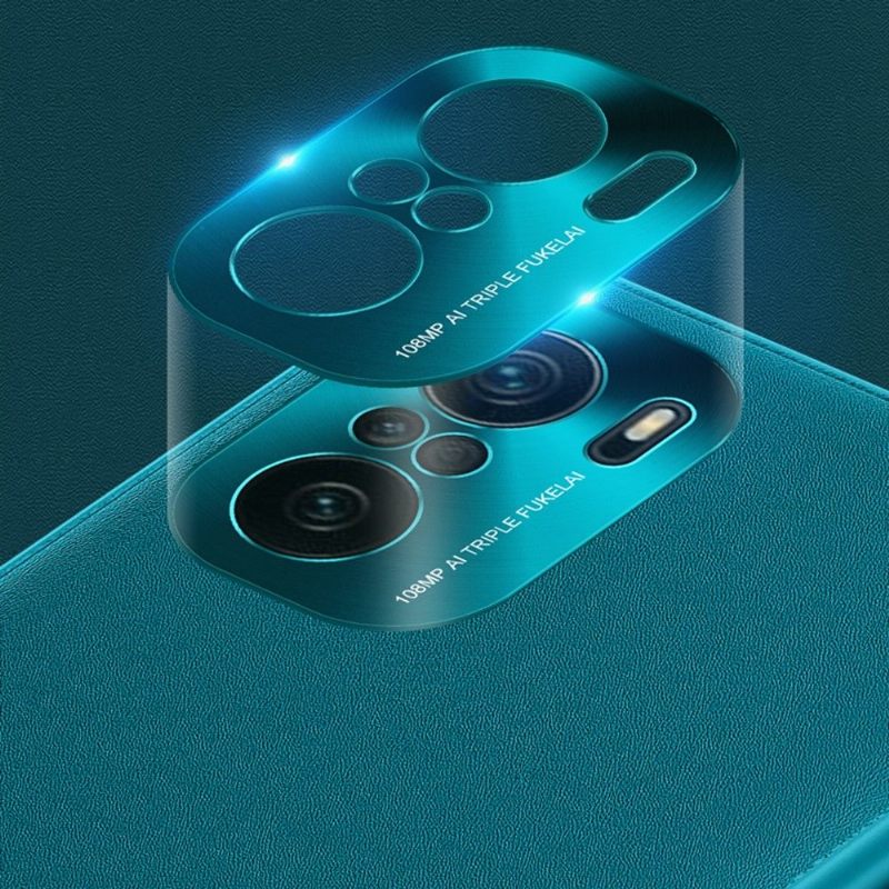 Hoesje voor Xiaomi Mi 11i / Poco F3 Kleur Stijl Leer Effect