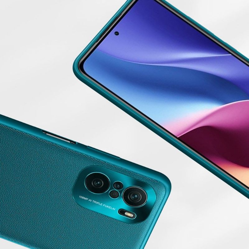Hoesje voor Xiaomi Mi 11i / Poco F3 Kleur Stijl Leer Effect