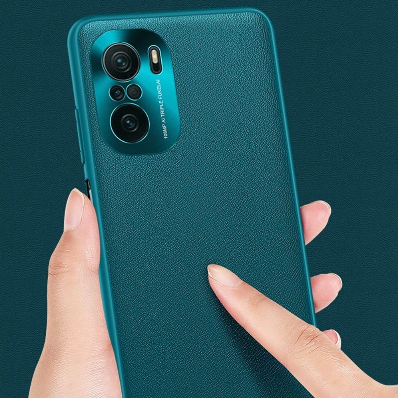 Hoesje voor Xiaomi Mi 11i / Poco F3 Kleur Stijl Leer Effect