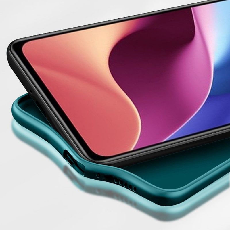 Hoesje voor Xiaomi Mi 11i / Poco F3 Kleur Stijl Leer Effect