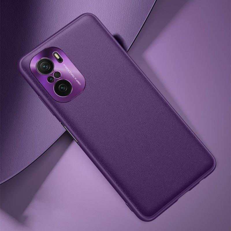 Hoesje voor Xiaomi Mi 11i / Poco F3 Kleur Stijl Leer Effect