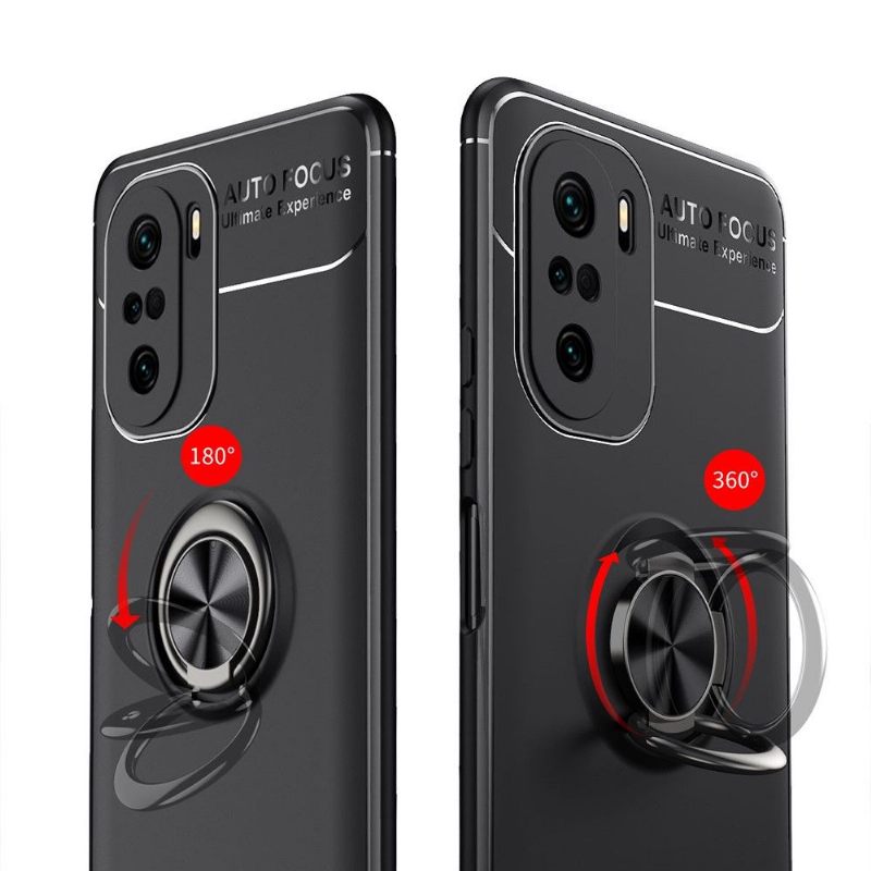Hoesje voor Xiaomi Mi 11i / Poco F3 Siliconen Met Roterende Steun