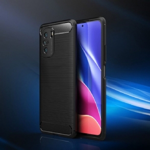 Telefoonhoesje voor Xiaomi Mi 11i / Poco F3 Geborsteld Siliconeneffect