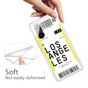 Telefoonhoesje voor Xiaomi Mi 11i / Poco F3 Instapkaart 08 Los Angeles