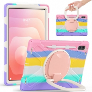 Cover Hoesje Samsung Galaxy Tab S11 Ultra Telefoonhoesje Drievoudige Bescherming Met Draaibare Handgreep