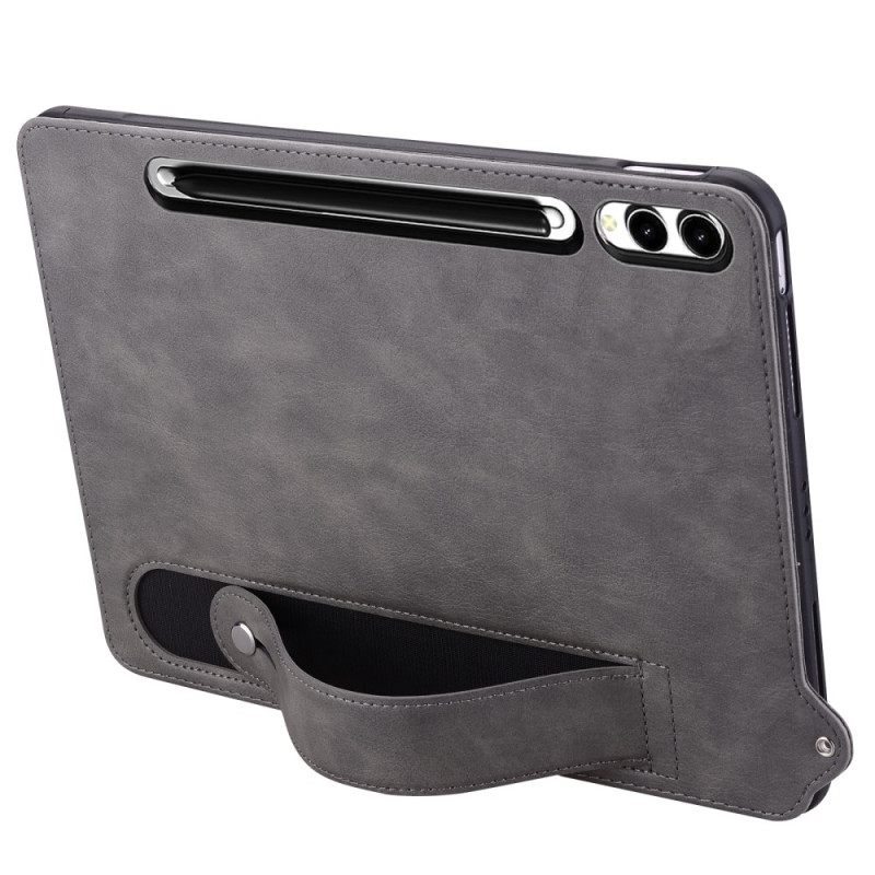 Cover Hoesje Samsung Galaxy Tab S11 Ultra Telefoonhoesje Lederlook Met Handmatige Bevestiging