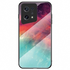 Hoesje voor Oppo Find X5 Glazen Achternevel