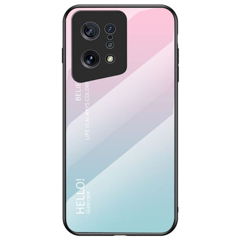 Hoesje voor Oppo Find X5 Kleurverloop