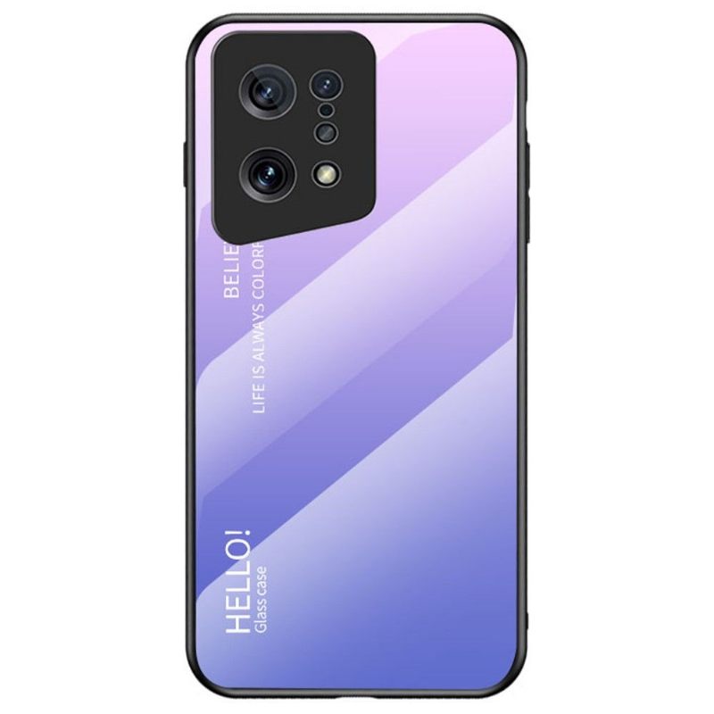 Hoesje voor Oppo Find X5 Kleurverloop
