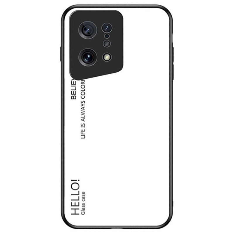 Hoesje voor Oppo Find X5 Kleurverloop