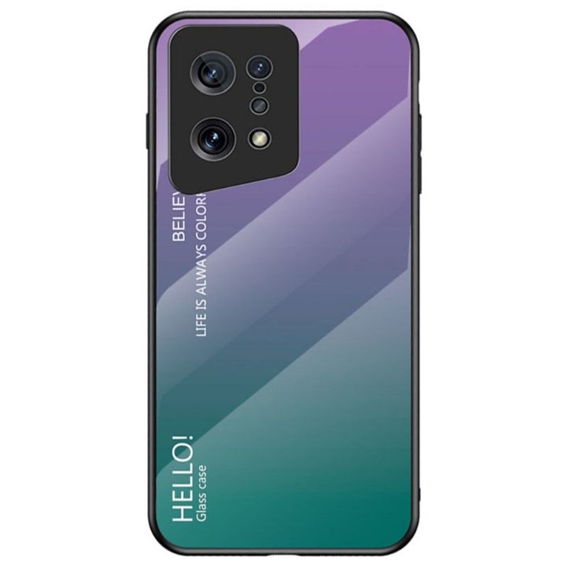 Hoesje voor Oppo Find X5 Kleurverloop
