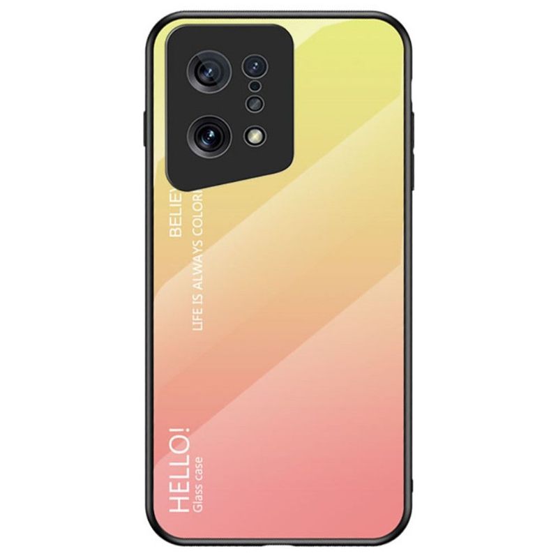 Hoesje voor Oppo Find X5 Kleurverloop