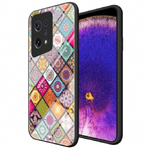 Hoesje voor Oppo Find X5 Mandala-caleidoscoop Met Standaard