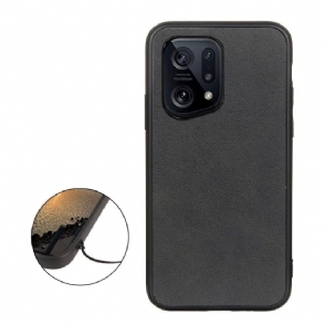 Hoesje voor Oppo Find X5 Vintage Kunstleer Jazz
