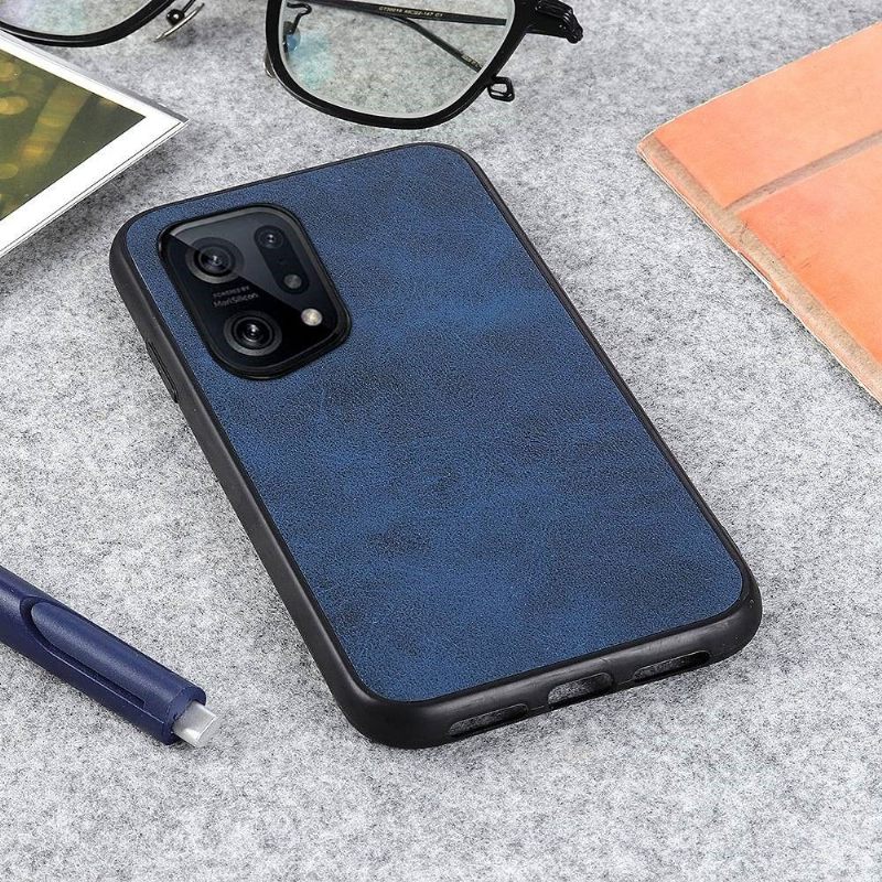 Hoesje voor Oppo Find X5 Vintage Kunstleer Jazz