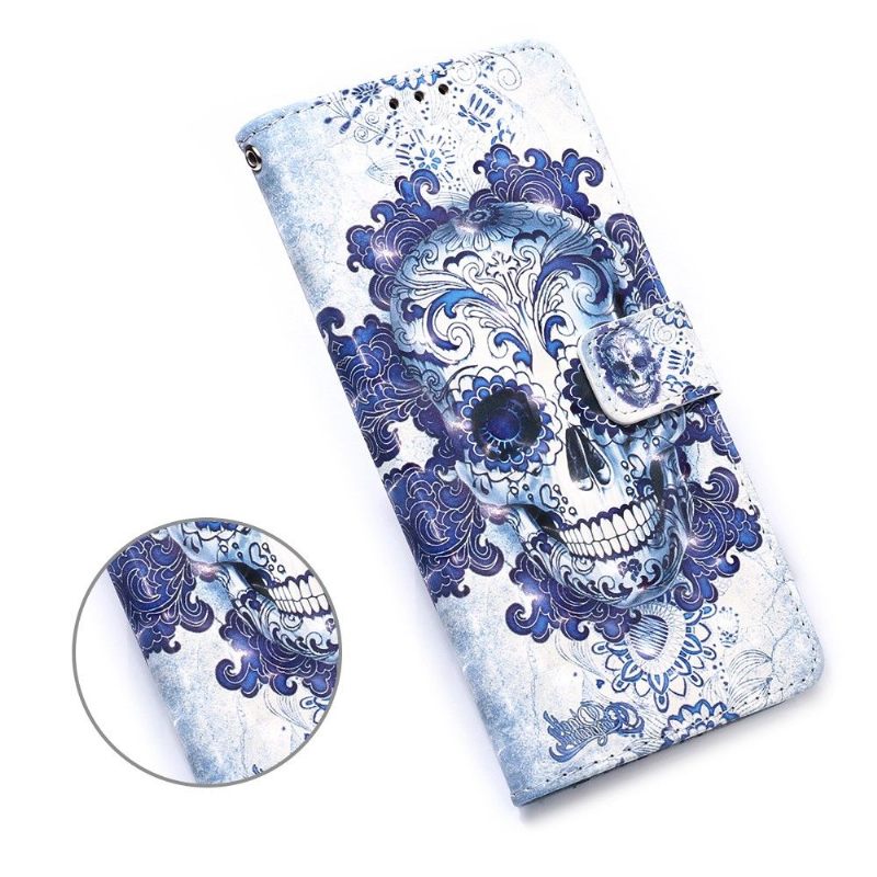 Folio-hoesje voor Huawei P Smart 2020 Calavera-patroon