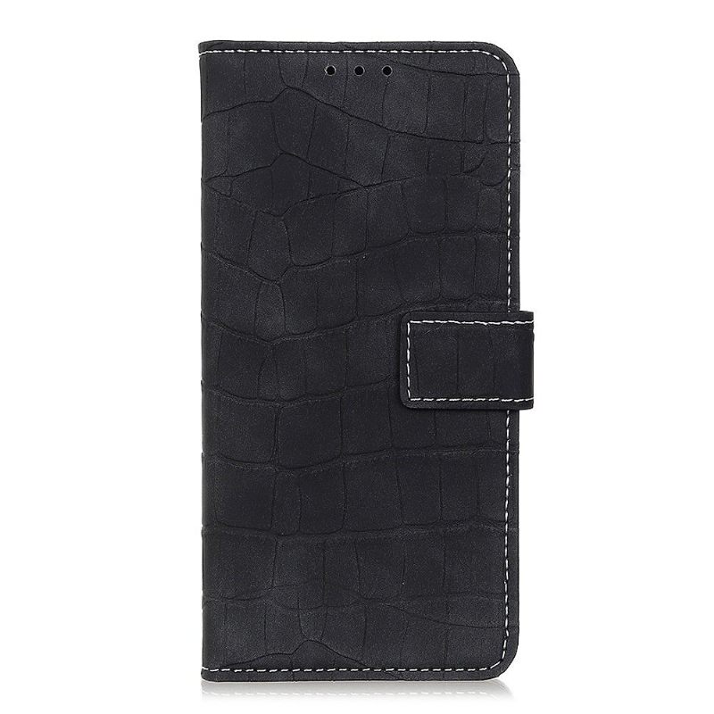 Folio-hoesje voor Huawei P Smart 2020 Imitatieleer Krokodil-effect