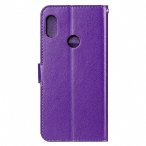 Folio-hoesje voor Huawei P Smart 2020 Kaarthouder Met Standaard - Paars
