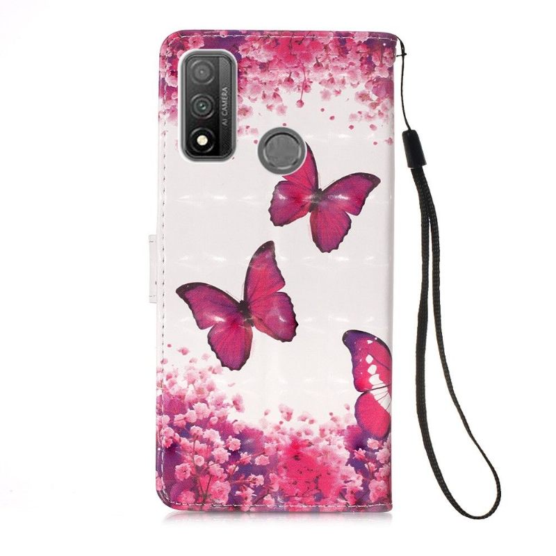 Folio-hoesje voor Huawei P Smart 2020 Romantiek Vlinders