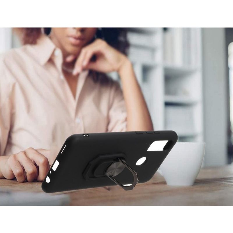 Hoesje voor Huawei P Smart 2020 Anti-fall Slang Met Ring