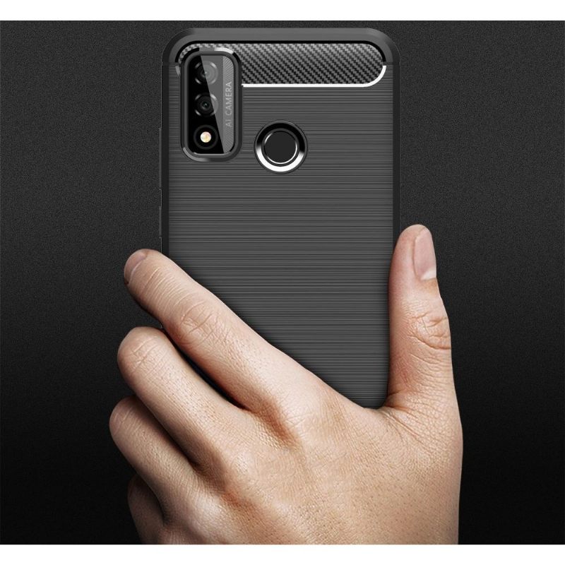 Hoesje voor Huawei P Smart 2020 Flexibel Geborsteld Effect