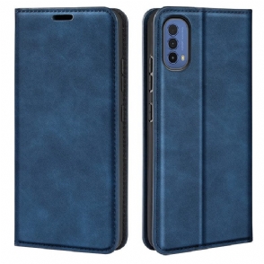 Bescherming Hoesje voor Moto E40 / E30 / E20 Folio-hoesje Huid-touch Zachtheid