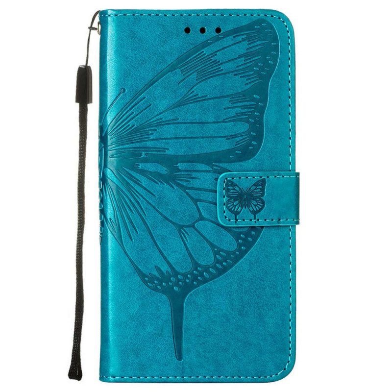 Folio-hoesje voor Moto E40 / E30 / E20 Vlinder Ontwerp