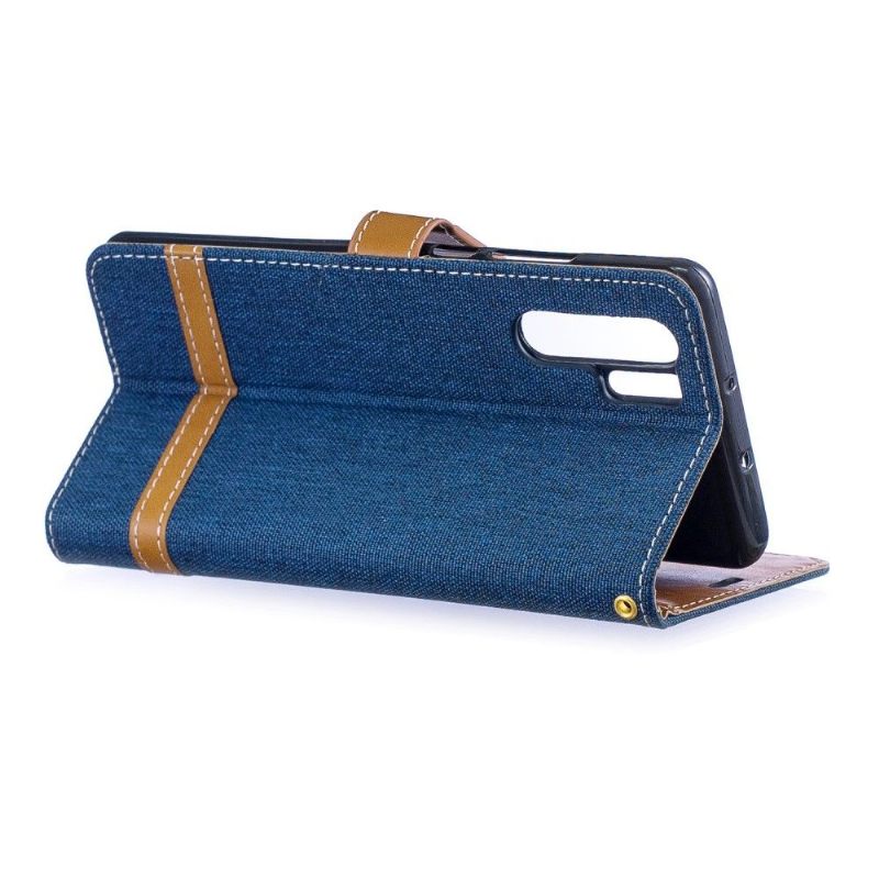 Case voor Huawei P30 Pro Bescherming Stoffen Hoes Met Riem