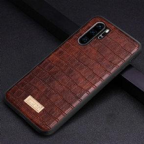 Hoesje voor Huawei P30 Pro Sulada Krokodillenleer Effect