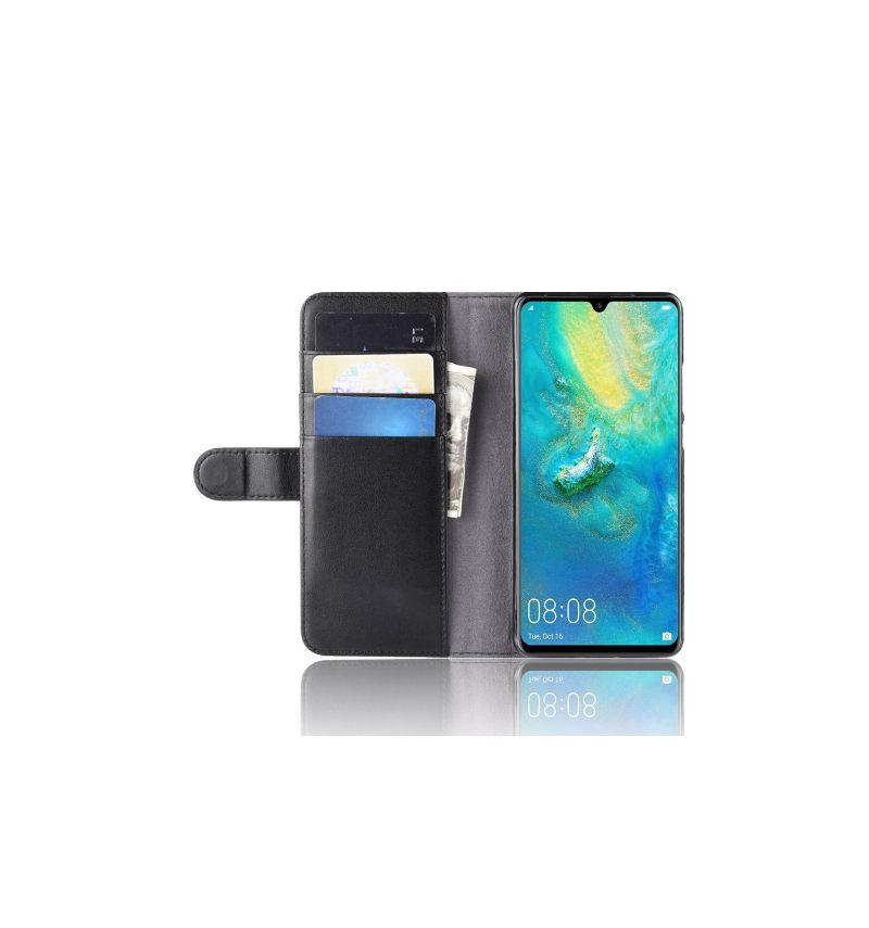 Leren Hoesje voor Huawei P30 Pro Premium Lederen Kaarthouder
