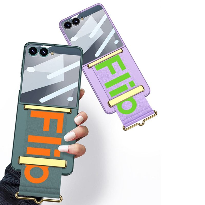 Case Hoesje Samsung Galaxy Z Flip 7 Telefoonhoesje Gkk-riem