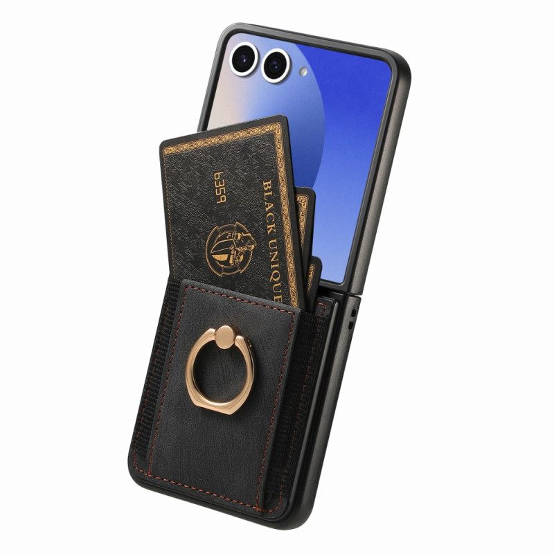 Case Hoesje Samsung Galaxy Z Flip 7 Telefoonhoesje Kaarthouder En Standaard