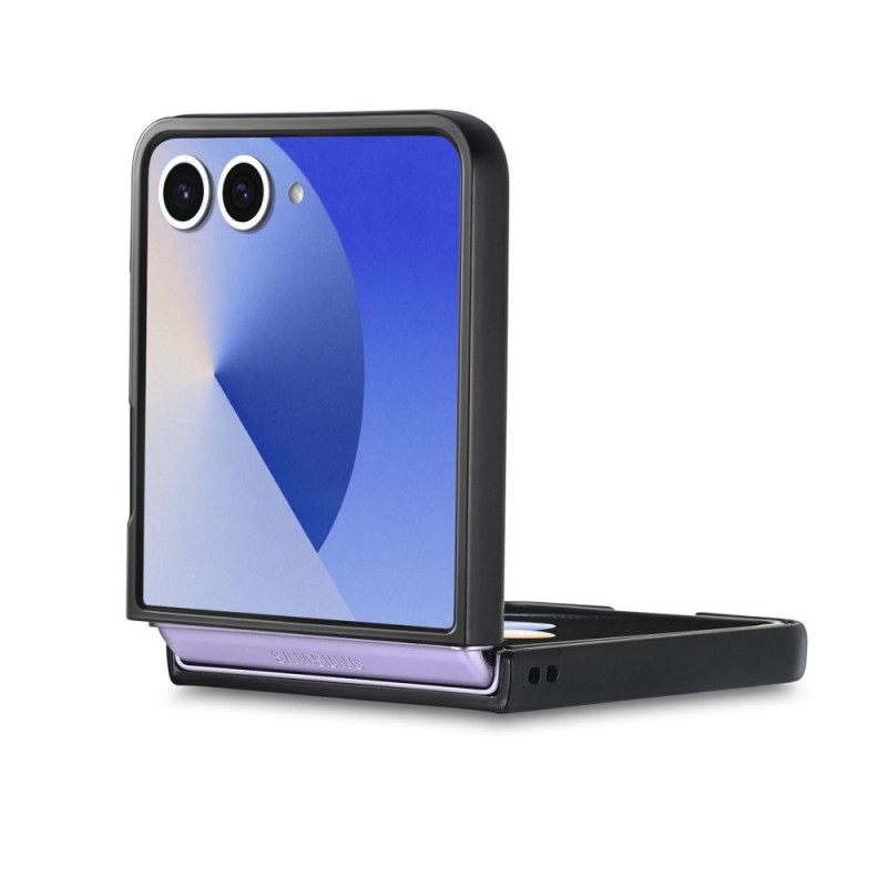 Case Hoesje Samsung Galaxy Z Flip 7 Telefoonhoesje Suède-effect