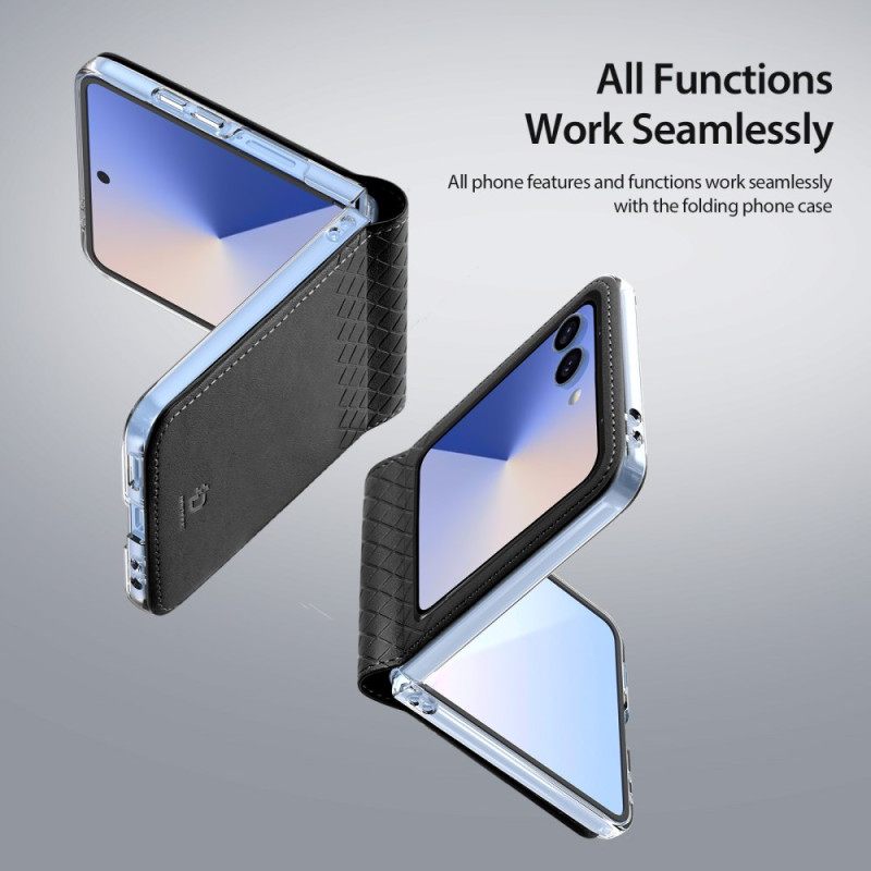 Cover Hoesje Samsung Galaxy Z Flip 7 Telefoonhoesje Bril-serie Dux Ducis