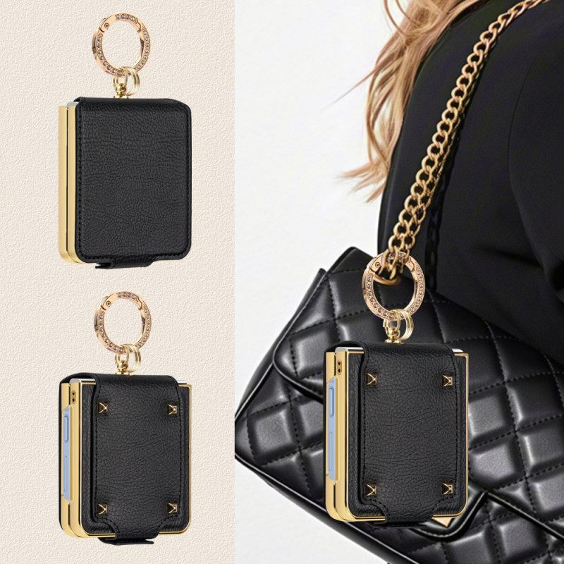 Cover Hoesje Samsung Galaxy Z Flip 7 Telefoonhoesje Premium Ring