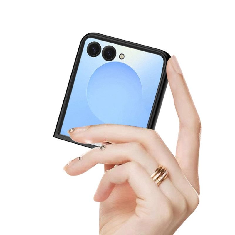 Cover Hoesje Samsung Galaxy Z Flip 7 Telefoonhoesje Roestvrij Staal