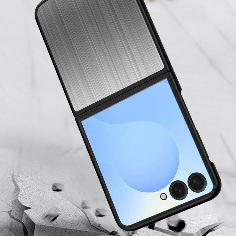 Cover Hoesje Samsung Galaxy Z Flip 7 Telefoonhoesje Roestvrij Staal