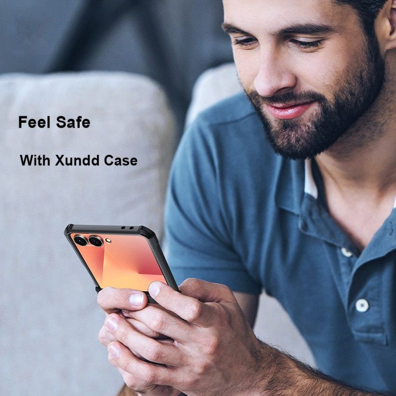 Cover Hoesje Samsung Galaxy Z Flip 7 Telefoonhoesje Xundd Airbag En Schermbeschermer