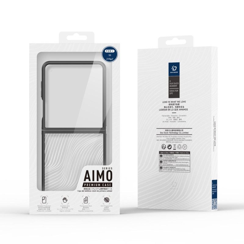 Hoesje Samsung Galaxy Z Flip 7 Aimo-serie Dux Ducis Bescherming Hoesje