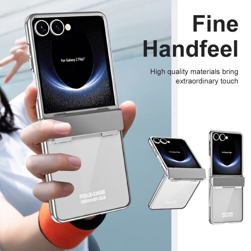 Hoesje Samsung Galaxy Z Flip 7 Anti-vingerafdruk Metallic Design Bescherming Hoesje