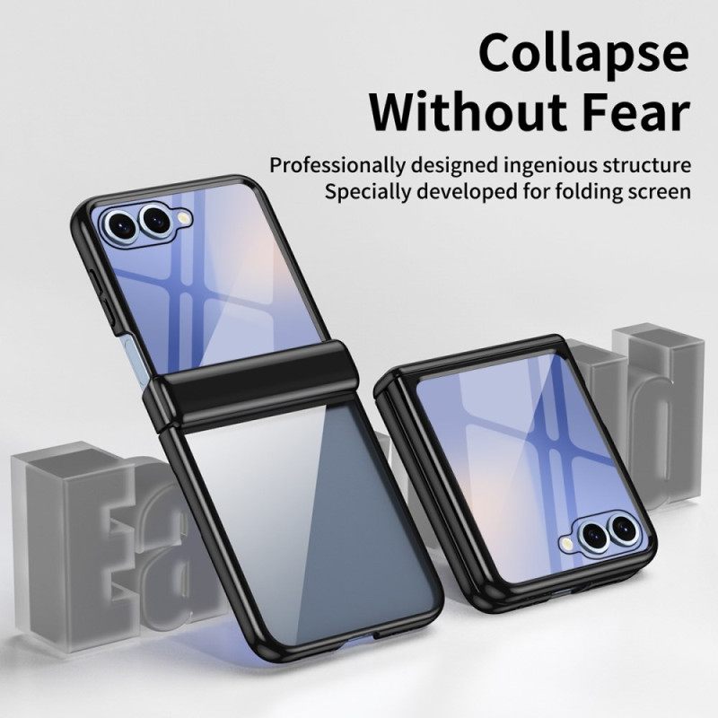 Hoesje Samsung Galaxy Z Flip 7 Bescherming Voor Scharnieren Met Metaaleffect